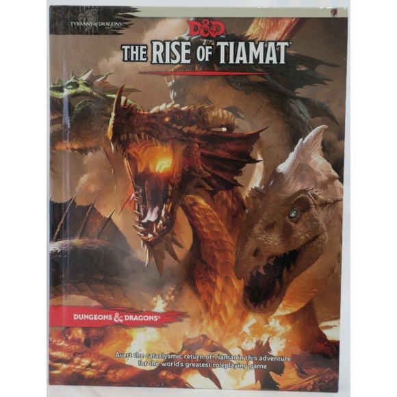 Dungeons & Dragons Other - Dungeons & Dragons The Rise of Tiamat 5th Edition D&D Hardcover Adventure Book